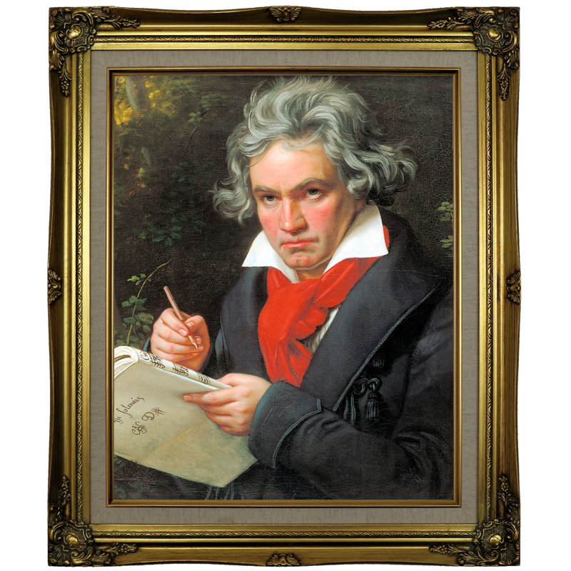 Astoria Grand 'Portrait of Ludwig van Beethoven When Composing the